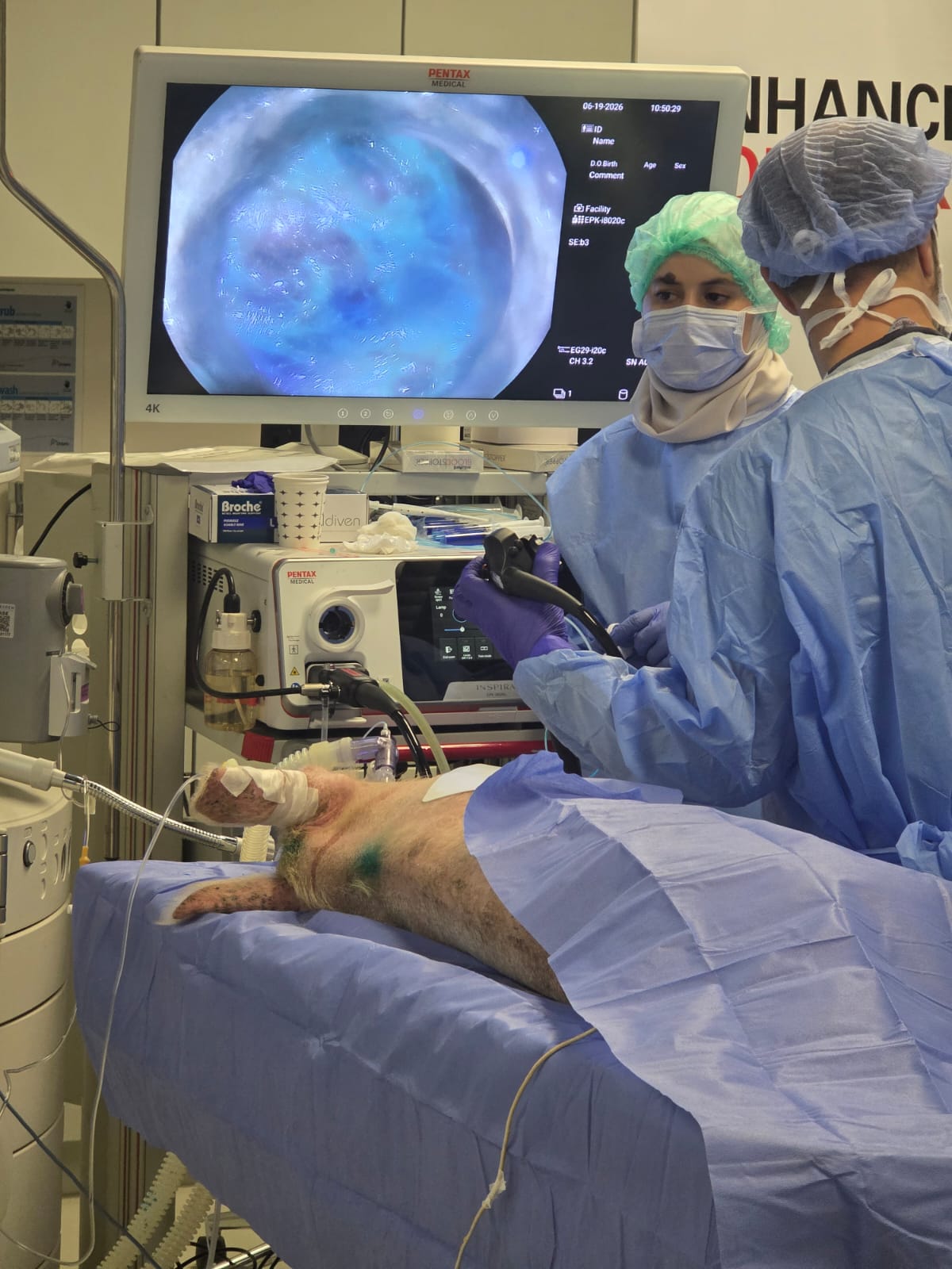 Faculty and participants gathered at a hands-on training day.